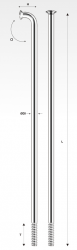 Спиця Pillar P14 срібляста 290мм